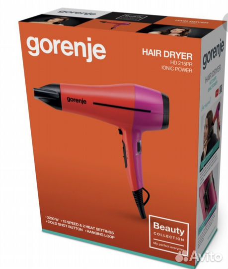 Фен мощный новый