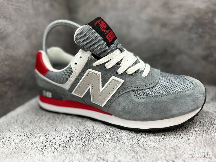 Кроссовки мужские new balance 574 серые