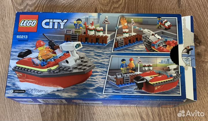 Набор Лего сити(60213) пожар в порту