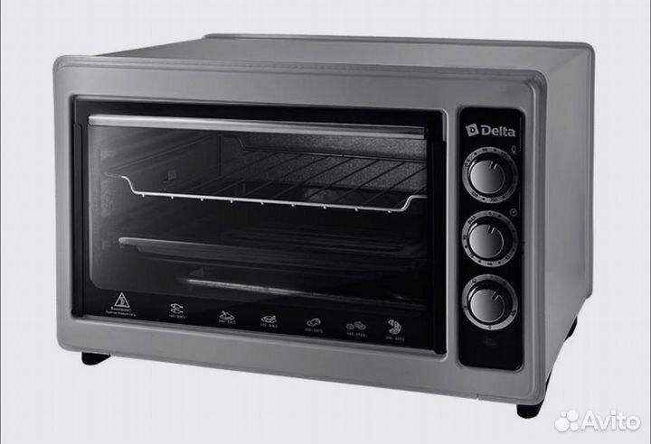 Электрическая духовка delta D-0124 серый
