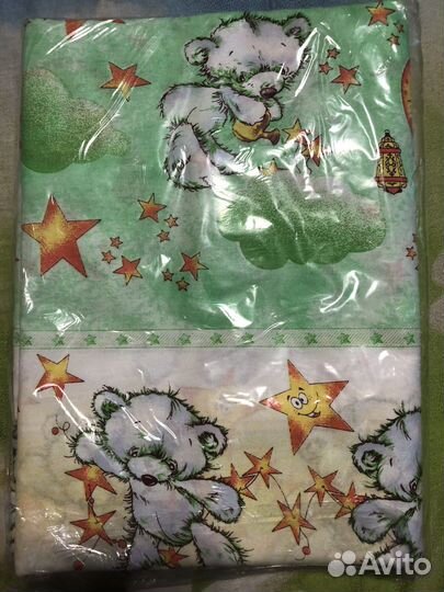 Комплект постельного белья в детскую кроватку