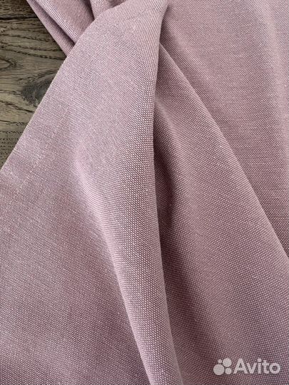 Шторы пыльная роза (пудра) 2 шт