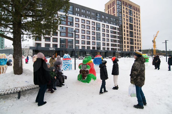 2-к. квартира, 71,6 м², 8/17 эт.