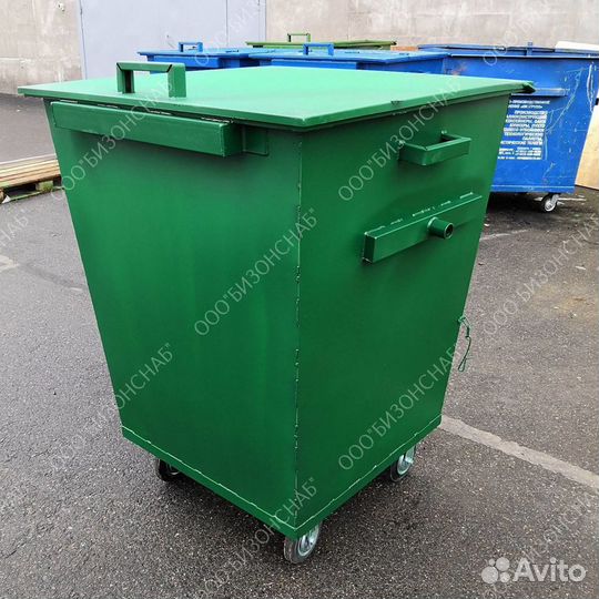 Евроконтейнер для мусора 1,1 м3 Арт 6004