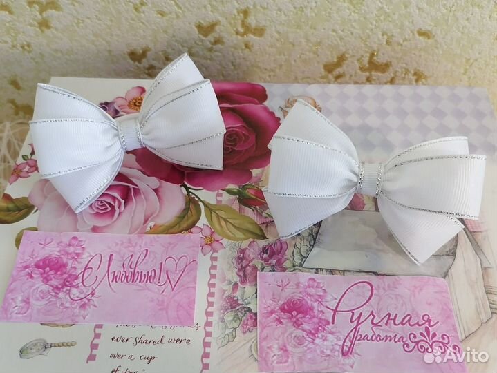 Бантики ручной работы школьные