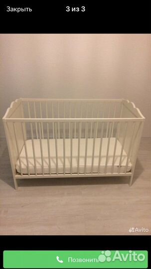 Детская кроватка IKEA икея
