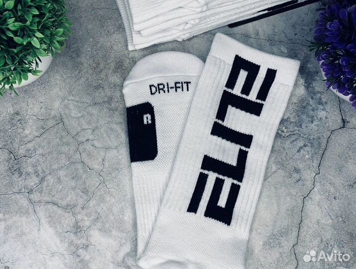 Носки Nike Elite оригинал белые