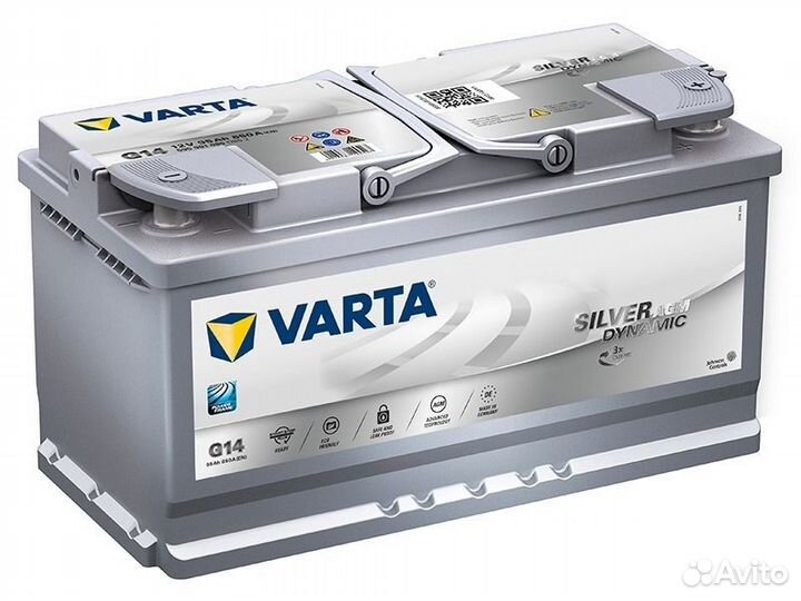 Аккумулятор Varta Silver AGM G14 95 а/ч