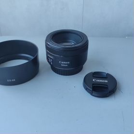 Canon EF 50mm f/1.8 STM с блендой