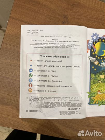 Азбука 1 класс 1 часть Школа России