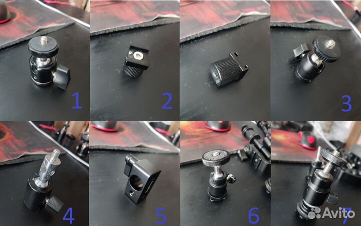 Крепления под монитор шарниры и прочее для рига