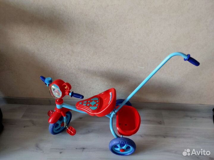 Детский велосипед с ручкой бу