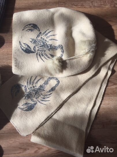 Шапки с шарфом