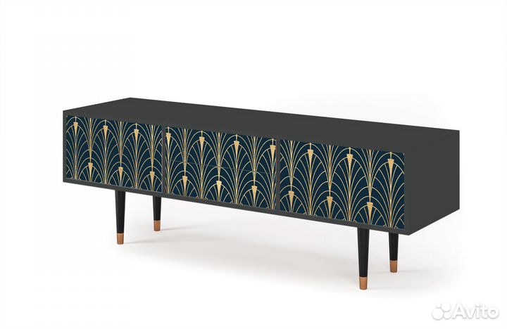 Тв-тумба T4 - Антрацит - Flower of the Nile