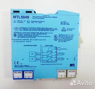 Барьер искробезопасности MTL5049