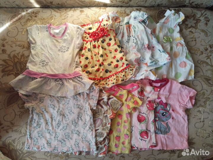 Вещи пакетом для девочки от 3 до 6 мес