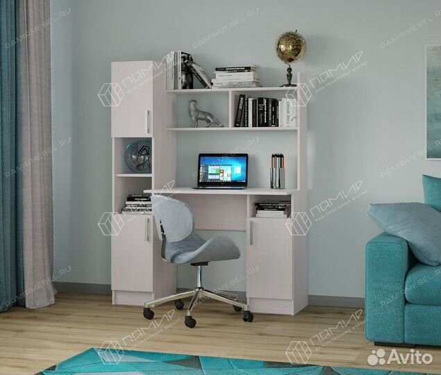 Стол компьютерный Ясень анкор светлый