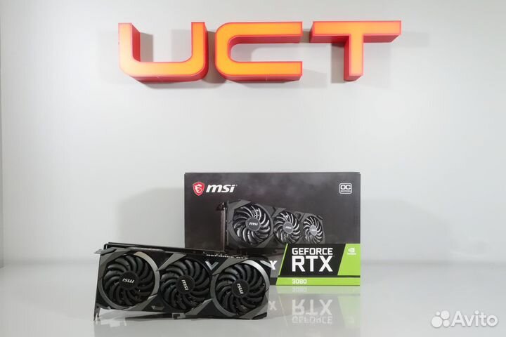 Видеокарта MSI GeForce RTX 3080 ventus 3X plus OCV