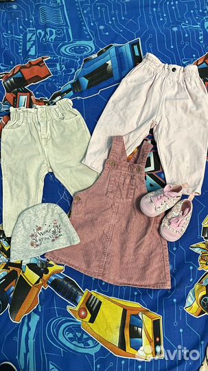 Вещи пакетом на девочку 74 80 zara h&m reserved