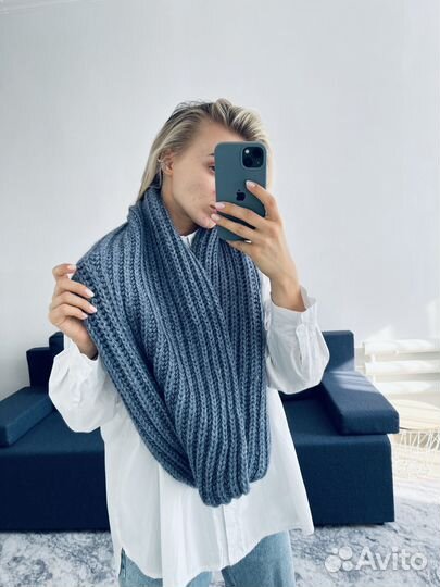 Снуд шарф женский