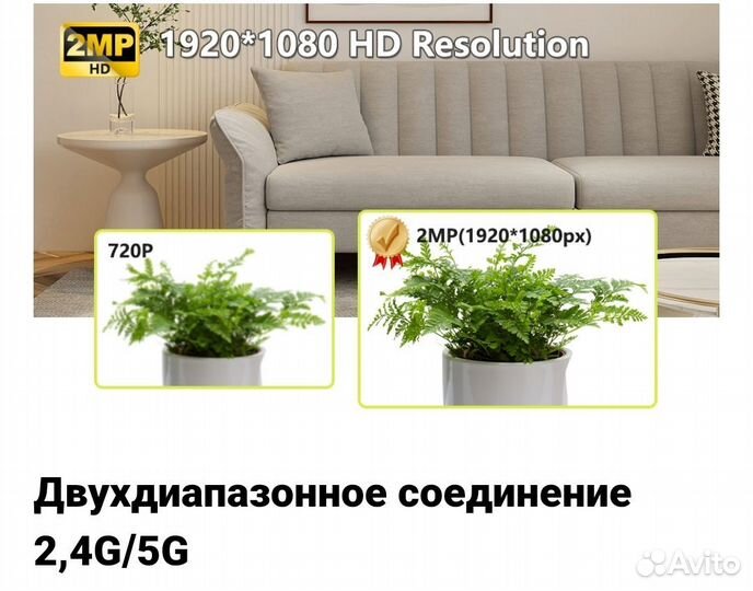 Умная камера IP WiFi PTZ 2,4G 5G