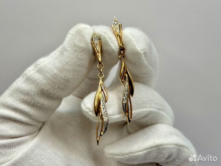 Золотые серьги