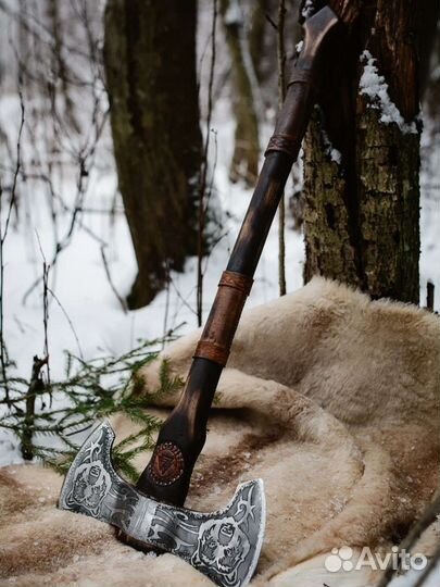 Топор кованый двусторонний Хозяин леса