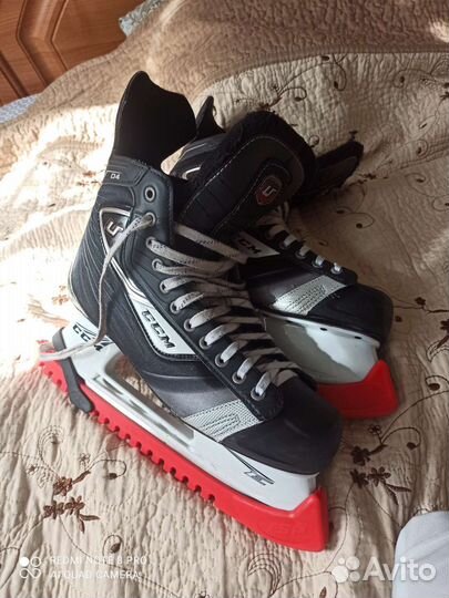 Коньки хоккейные ссм размер 45.5