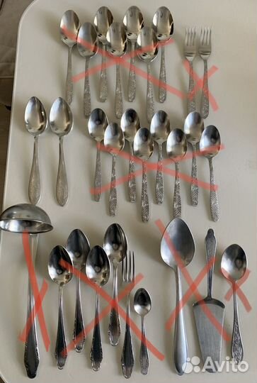 Столовые приборы нержавейка СССР бу