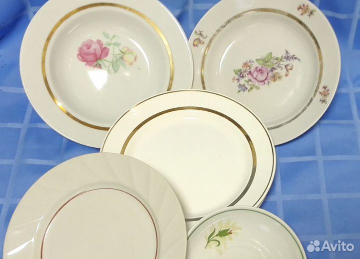 Тарелка Фарфор Конаково Туймазы Вербилки Пролетари