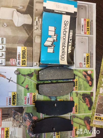 Новые тормозные колодки на ваз