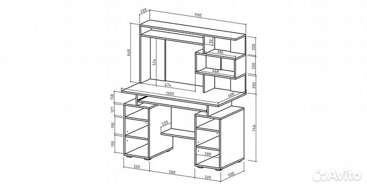 Компьютерный стол «Имидж 42»