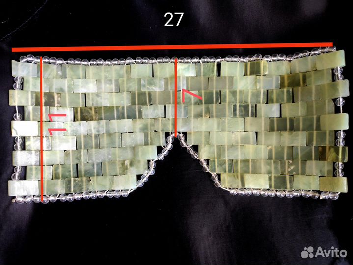 Нефритовая маска. Натуральный камень