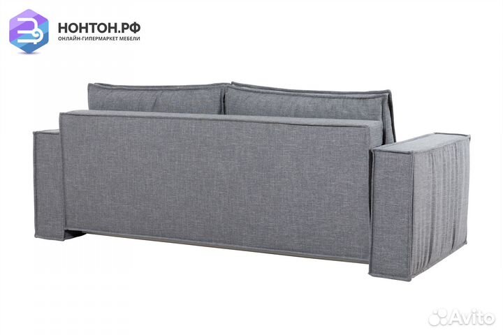 Диван еврокнижка Бруно серый