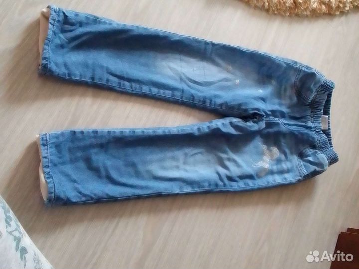 Джинсы утеплённые