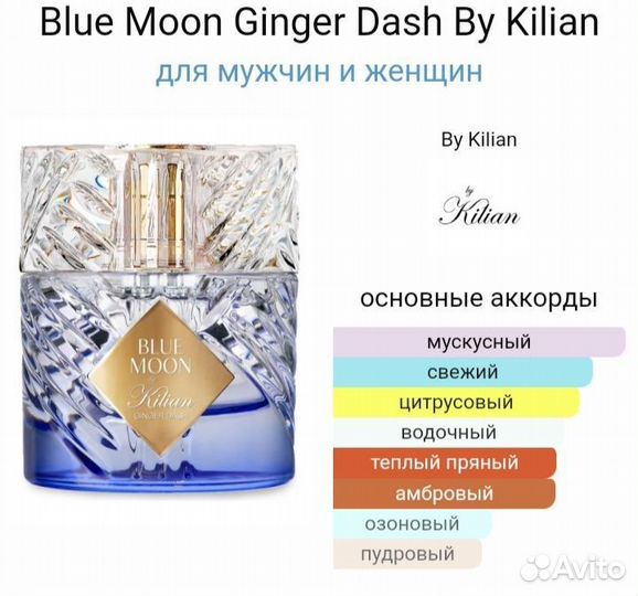 Kilian Blue Moon Ginger Dash оригинал распив