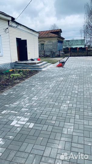 Укладка тротуарной плитки