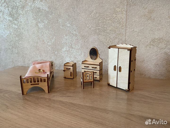 Деревянные игрушки для кукол