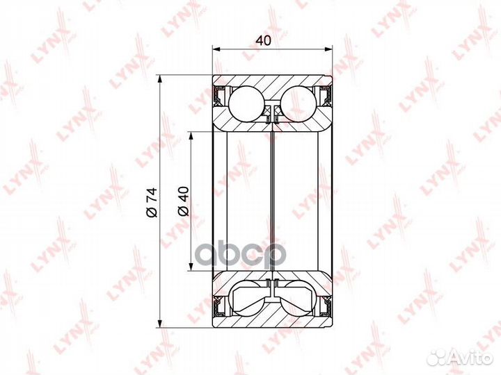 Подшипник ступицы VAG A3/octavia/golf 4 96- пер