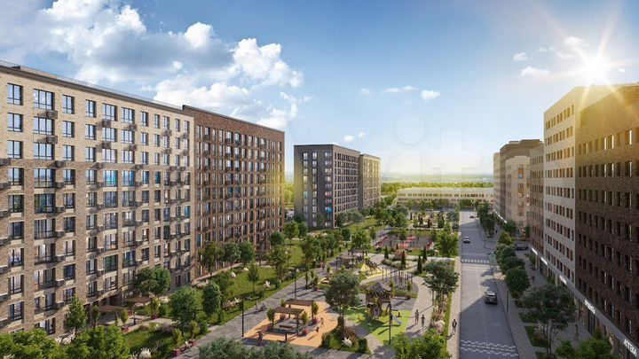 2-к. квартира, 61,2 м², 9/10 эт.