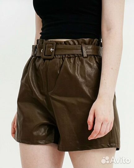 Кожаные шорты