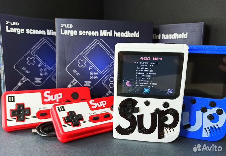 Игровая приставка SUP с джойстиком карманный