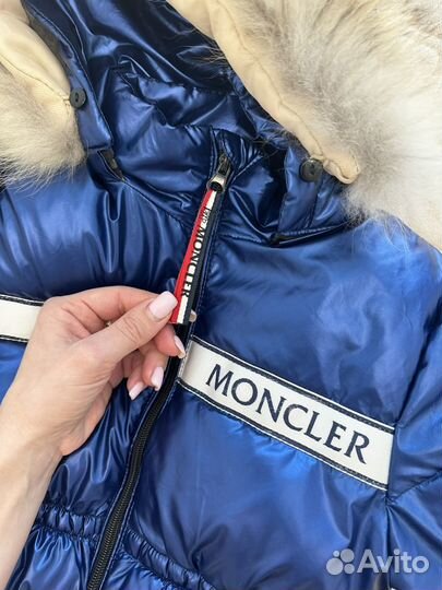 Зимний комбинезон moncler 86 + Шапка шлем Moncler