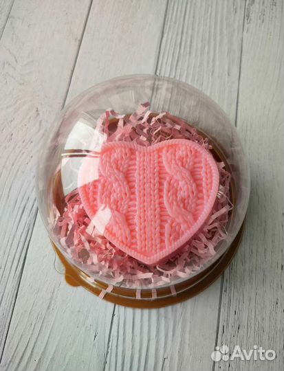 Мыло ручной работы сердце