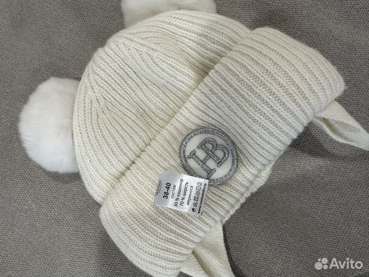 Шапка из шерсти и кашемира р.38-40 Наследник