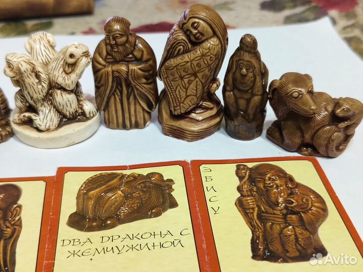 Нэцкэ нэцке нэцки 8шт пакетом