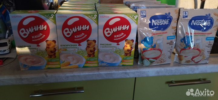 Детские каши молочные