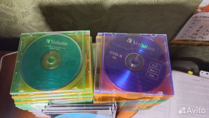 Диски для записи, чистые