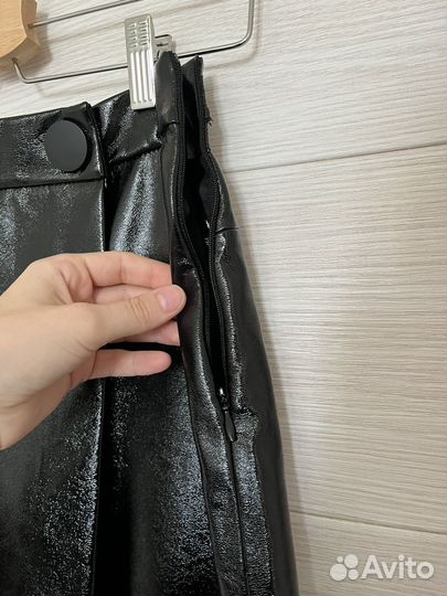 Шорты кожаные zara