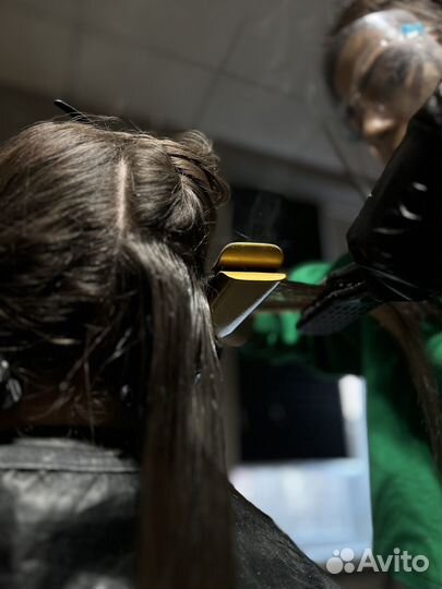 Кератиновое выпрямление